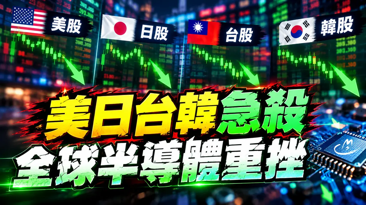 10/15 盤中快訊:通膨升息疑慮爆發!美日台韓股市急殺、全球半導體重挫!