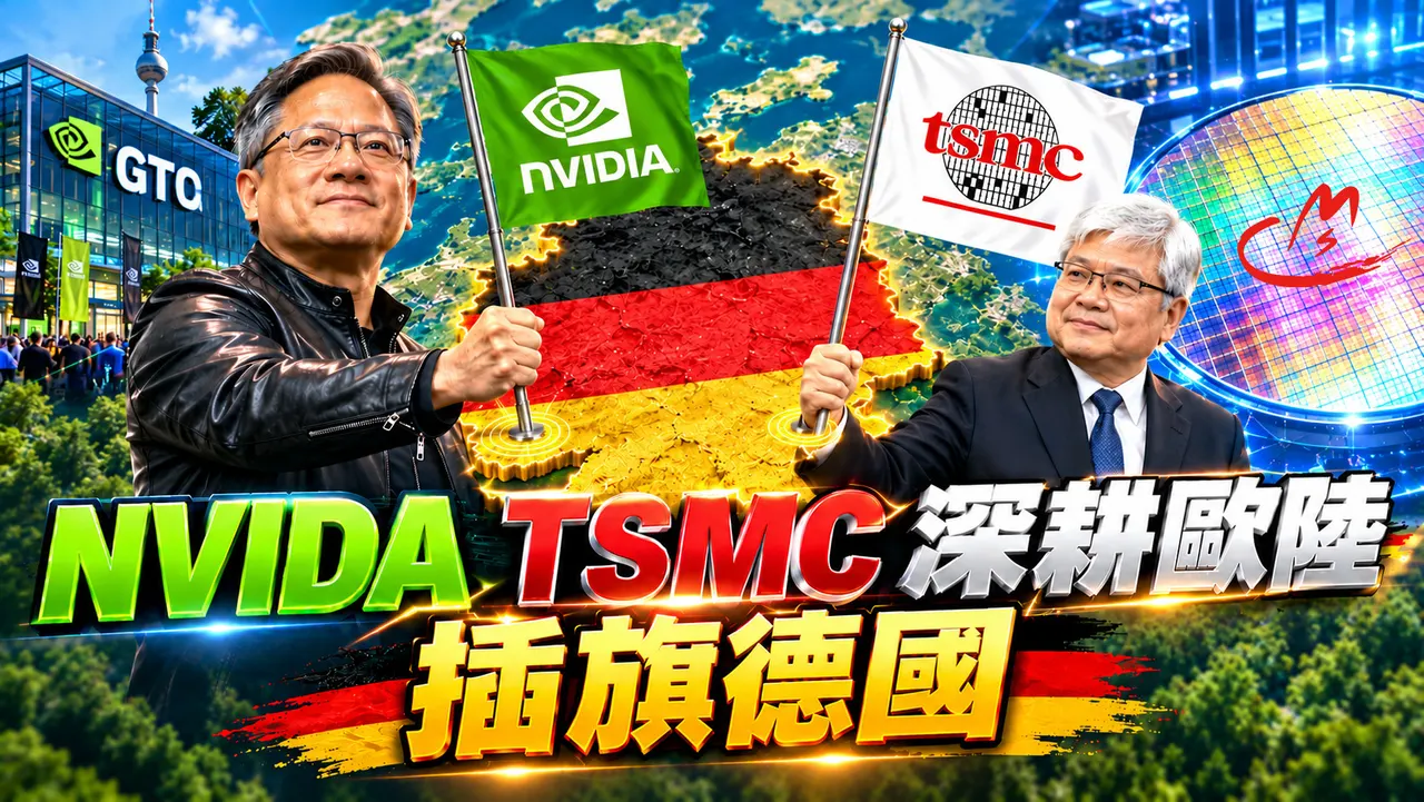 NVIDA輝達 TSMC台積電 深耕歐陸 插旗德國 !