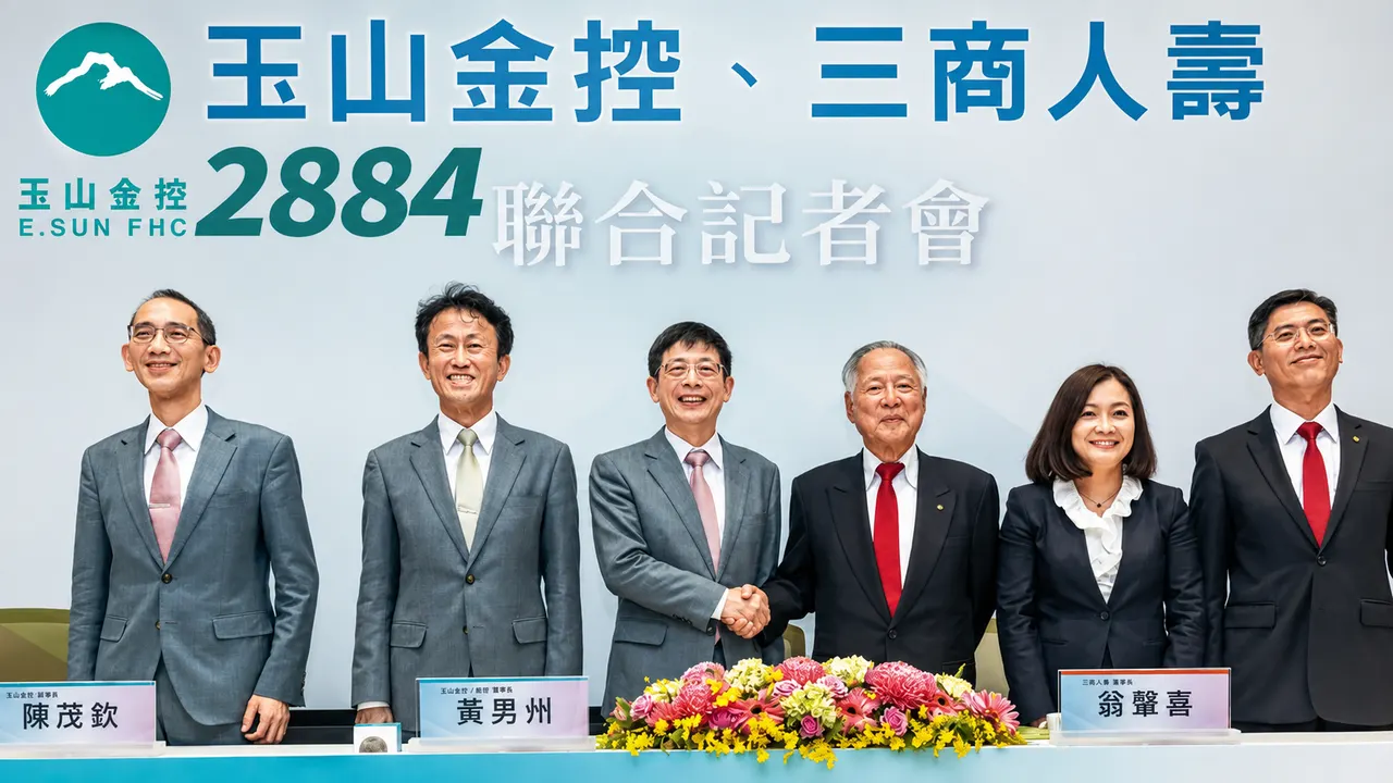 玉山金(2884)正式完成併購三商壽，躍升第五大金控!