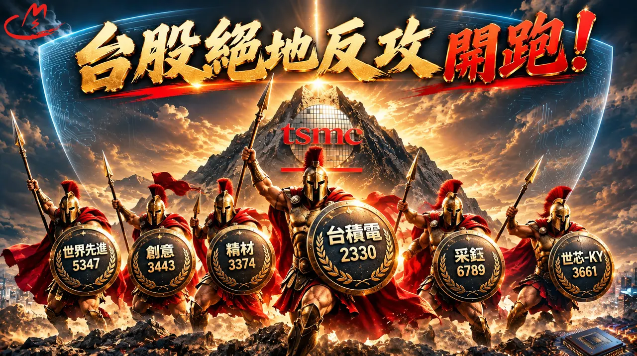 台股開高強彈破 800 點蘊釀絕地大反攻！台積電旗下軍團領軍走揚！
