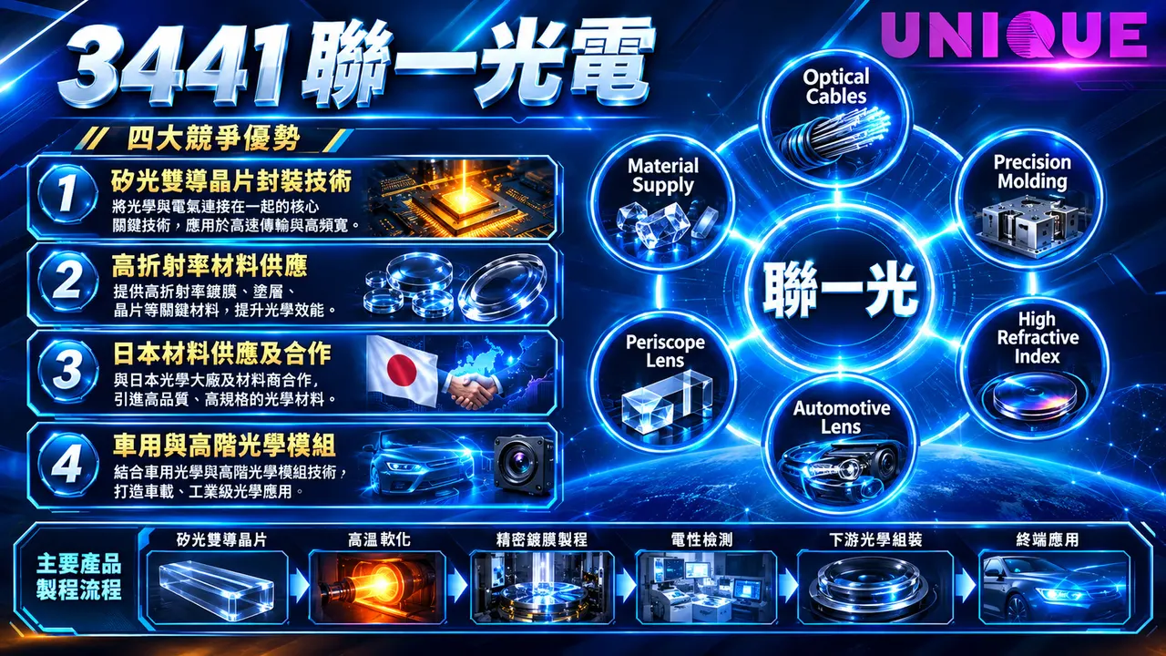 聯一光(3441)報捷 ! 獲利創近十年新高，進擊CPO !