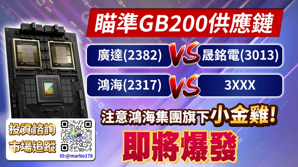 GB200將出貨,晟銘電受惠(萬寶週刊1617期)