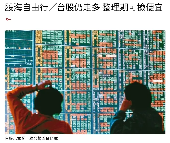 台股仍走多 整理期可撿便宜