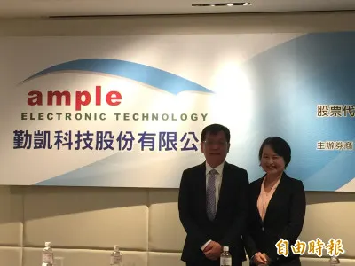 萬傳媒快訊：勤凱搭AI列車 營收持續回溫