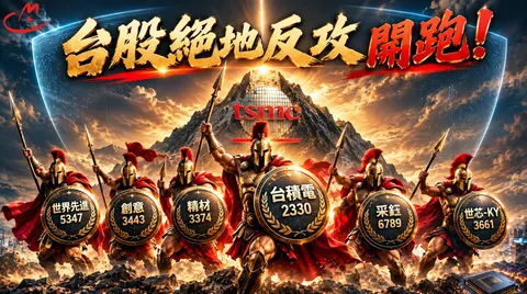 台股開高強彈破 800 點蘊釀絕地大反攻！台積電旗下軍團領軍走揚！