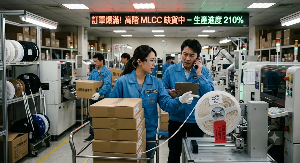 AI伺服器爆單！日電貿高階被動元件供不應求 部分料件交期拉長逾半年
