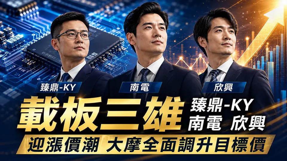 載板三雄迎漲價潮 大摩全面調升目標價