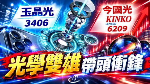 光學雙雄衝鋒！玉晶光3406結盟3M衝CPO!今國光6209營收攻頂!