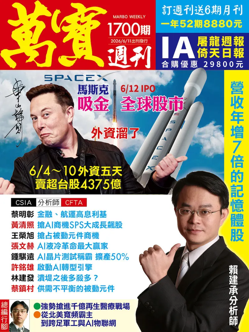 萬寶週刊數位版1700期