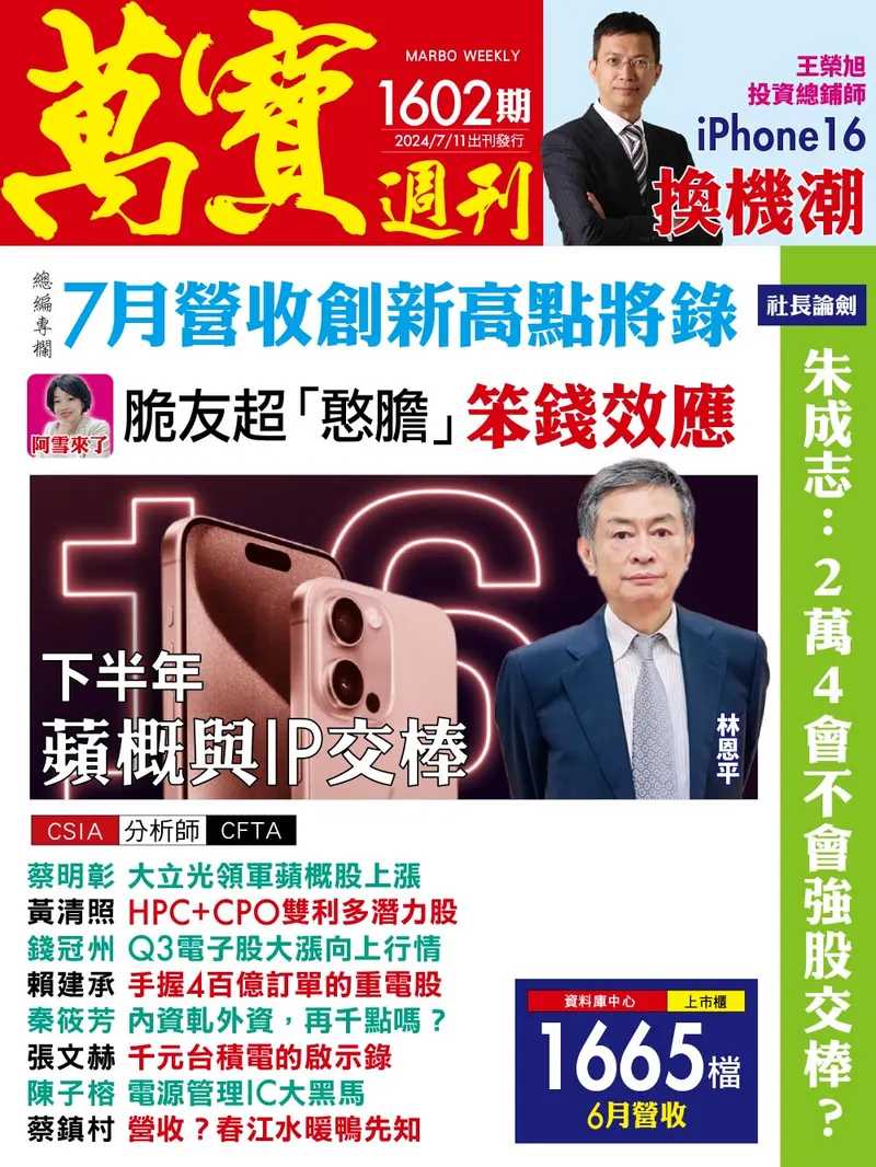 萬寶週刊數位版1602期