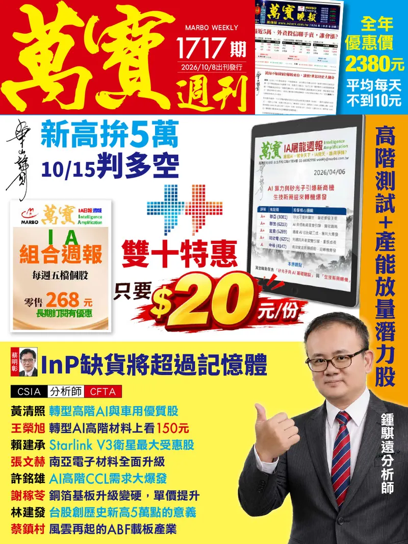 萬寶週刊數位版一年