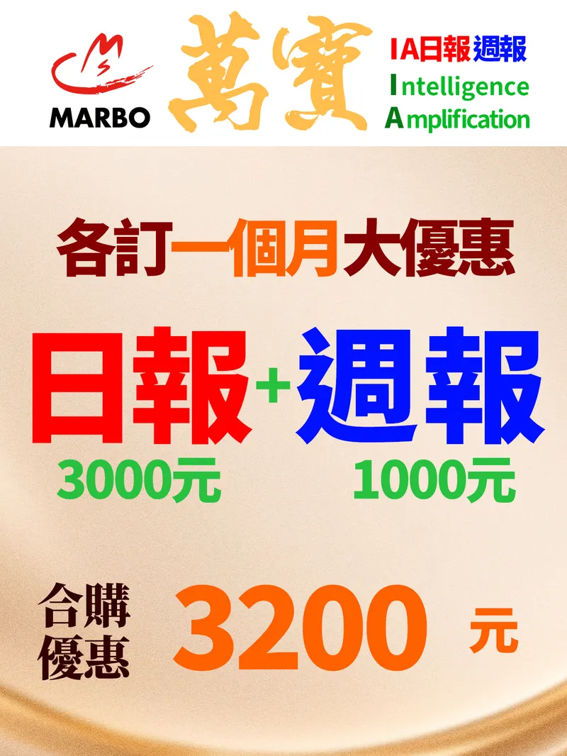 萬寶IA單股日報+組合週報ㄧ個月