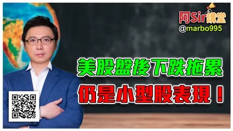 美股盤後下跌拖累，仍是小型股表現！ #阿Sir講堂